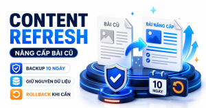 Hỉnh Đại Diện Làm Mới Bài Cũ An Toàn Với Onic AI SEO Automation