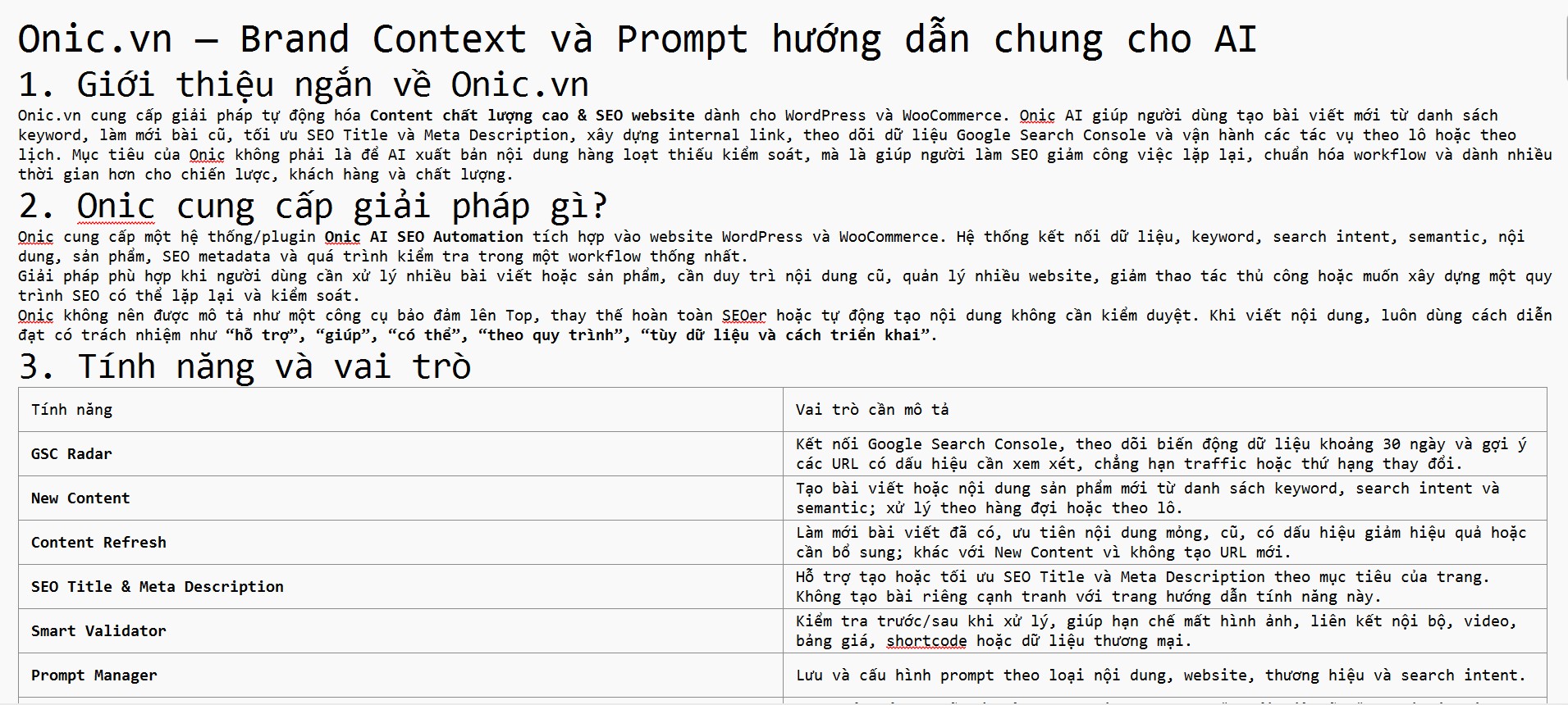 Cung cấp Brand Context cho AI trước khi viết content SEO Cung cấp Brand Context cho AI để tạo nội dung SEO có kinh nghiệm và khác biệt