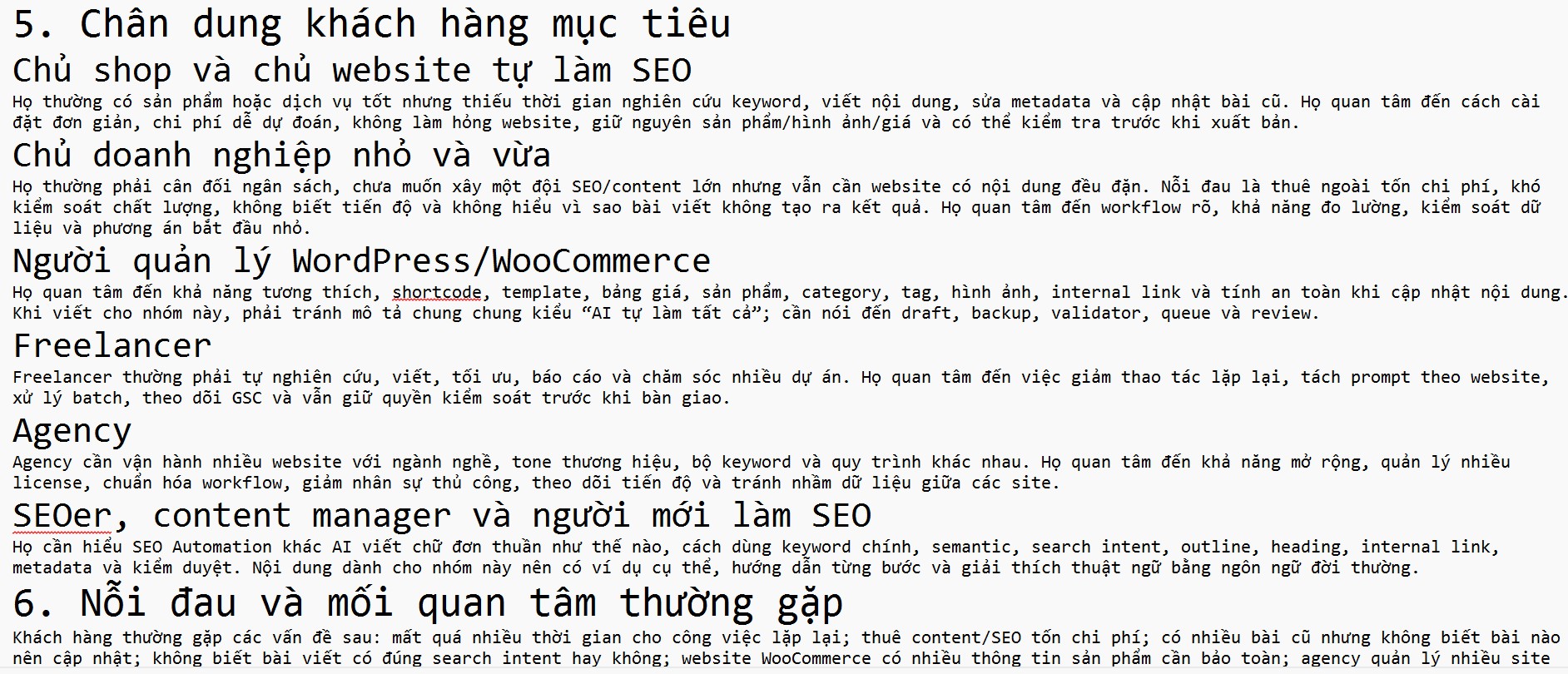 Cung cấp bối cảnh thương hiệu cho AI SEO Bộ dữ liệu Brand Context giúp AI hiểu thương hiệu và viết nội dung có tính riêng