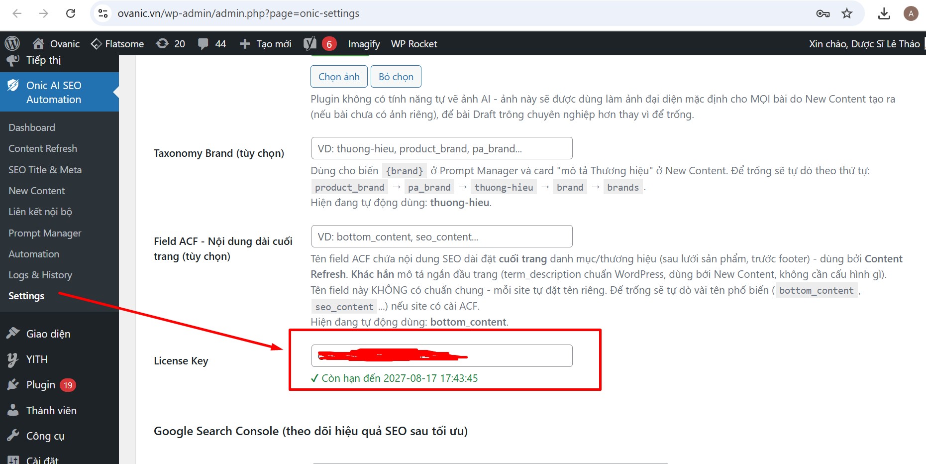 nhat-license-key-de-kich-hoat-onic-ai-seo-automation.zip Nhập License key cho Onic AI SEO Automation để kích hoạt tính năng