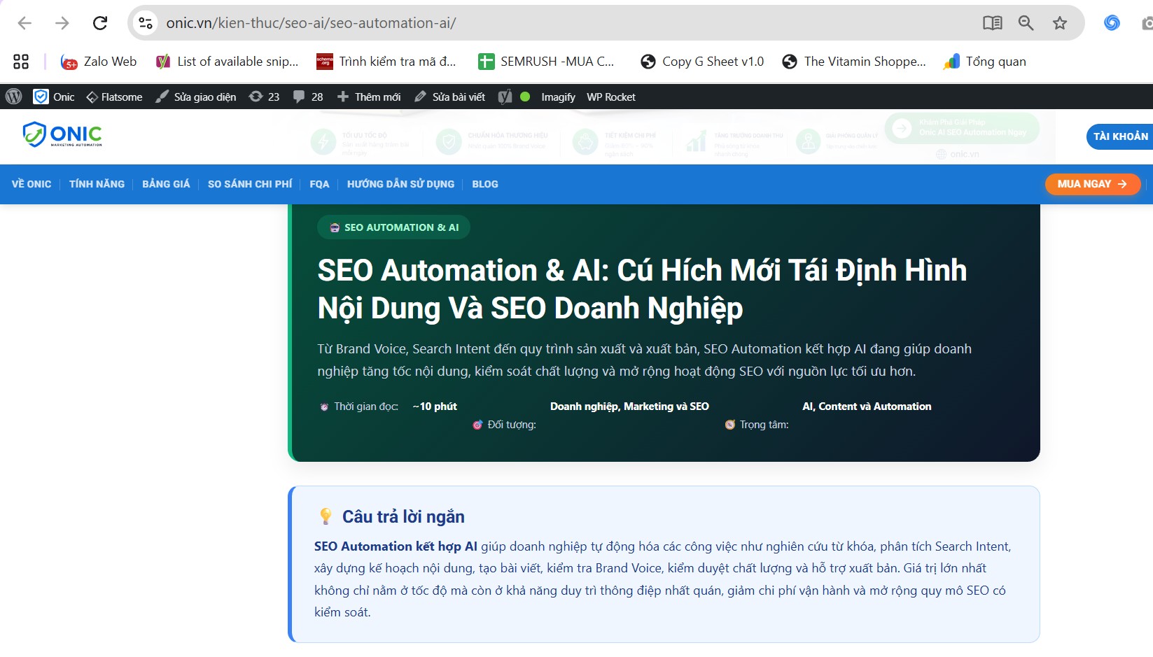 Kết quả bài viết chuyên nghiệp do AI tạo ra nhờ có Brand Context Kết quả bài viết chuyên nghiệp do AI tạo ra nhờ có Brand Context