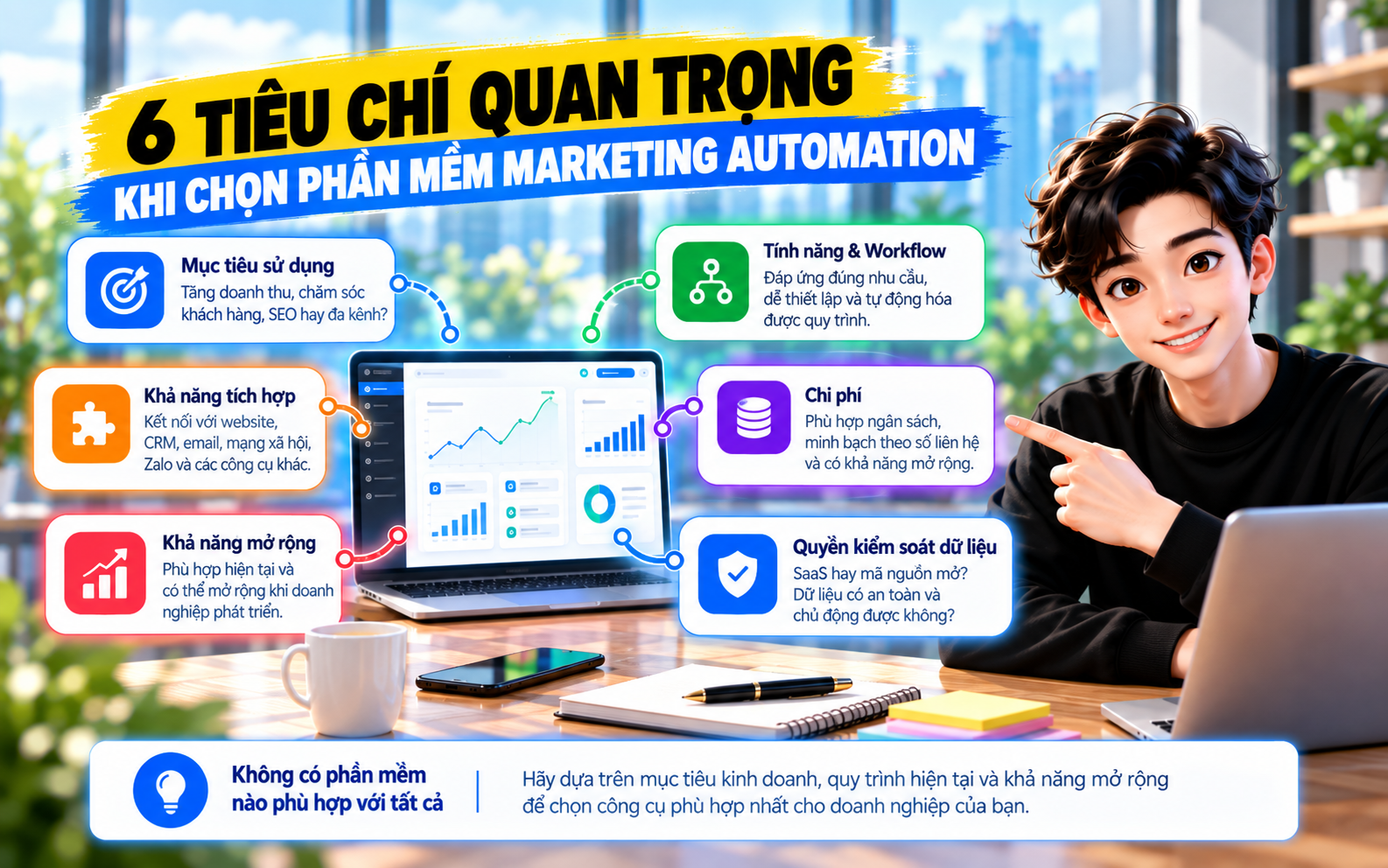6 tiêu chí chọn phần mềm marketing automation 6 tiêu chí quan trọng khi chọn phần mềm marketing automation