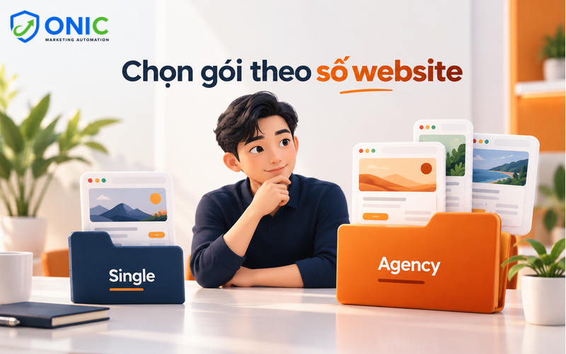 Chọn gói Single và Agency So sánh gói Single và gói Agency của Onic AI SEO Automation cho agency SEO