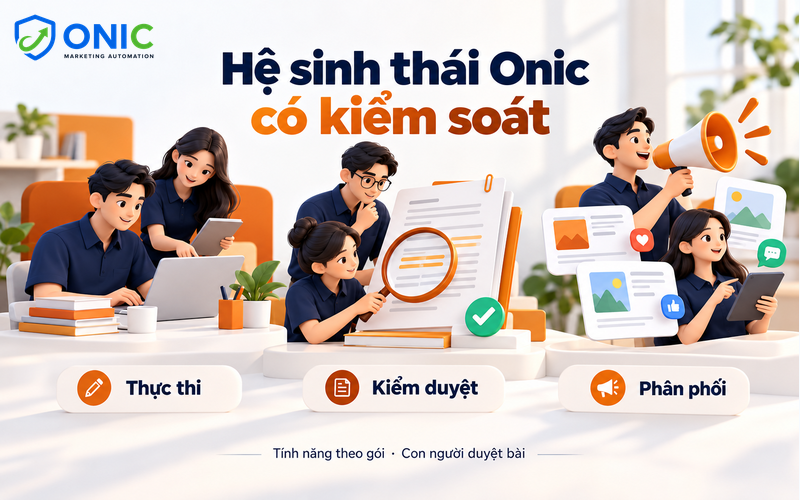 Hệ sinh thái Onic cho agency Hệ sinh thái Onic cho agency SEO gồm AI SEO Automation, SEO Manager Agent và Social Brand Entity