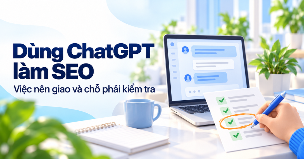 Cách dùng ChatGPT làm SEO, việc nên giao và chỗ phải tự kiểm tra
