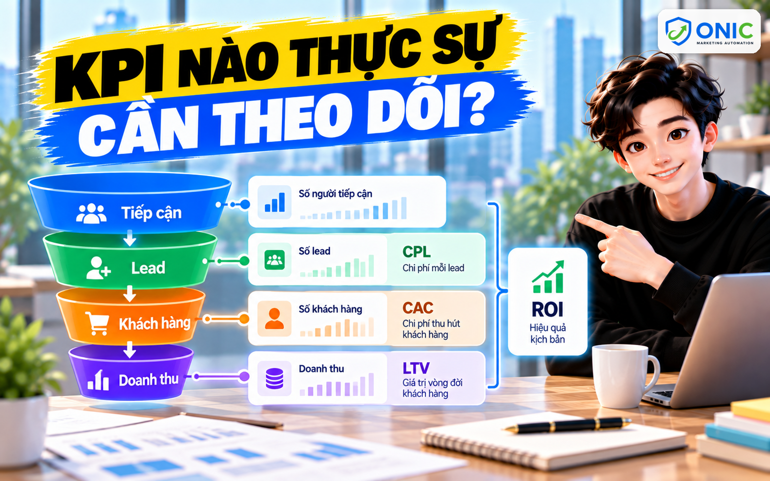 KPI marketing automation theo từng tầng phễu KPI marketing automation theo từng tầng phễu từ tiếp cận đến doanh thu