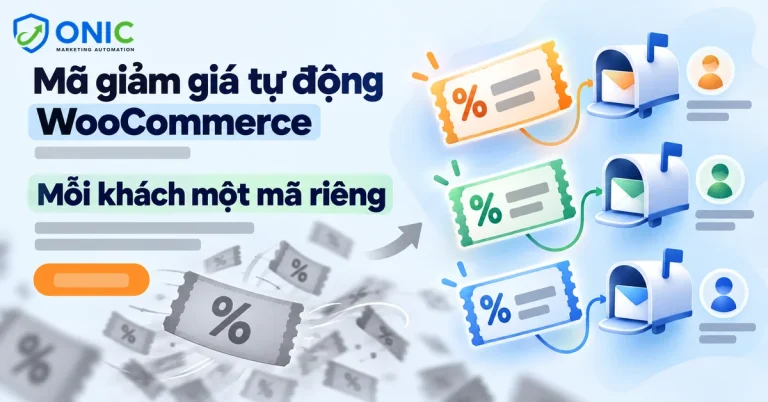 Mã giảm giá tự động WooCommerce tạo mã riêng cho từng khách