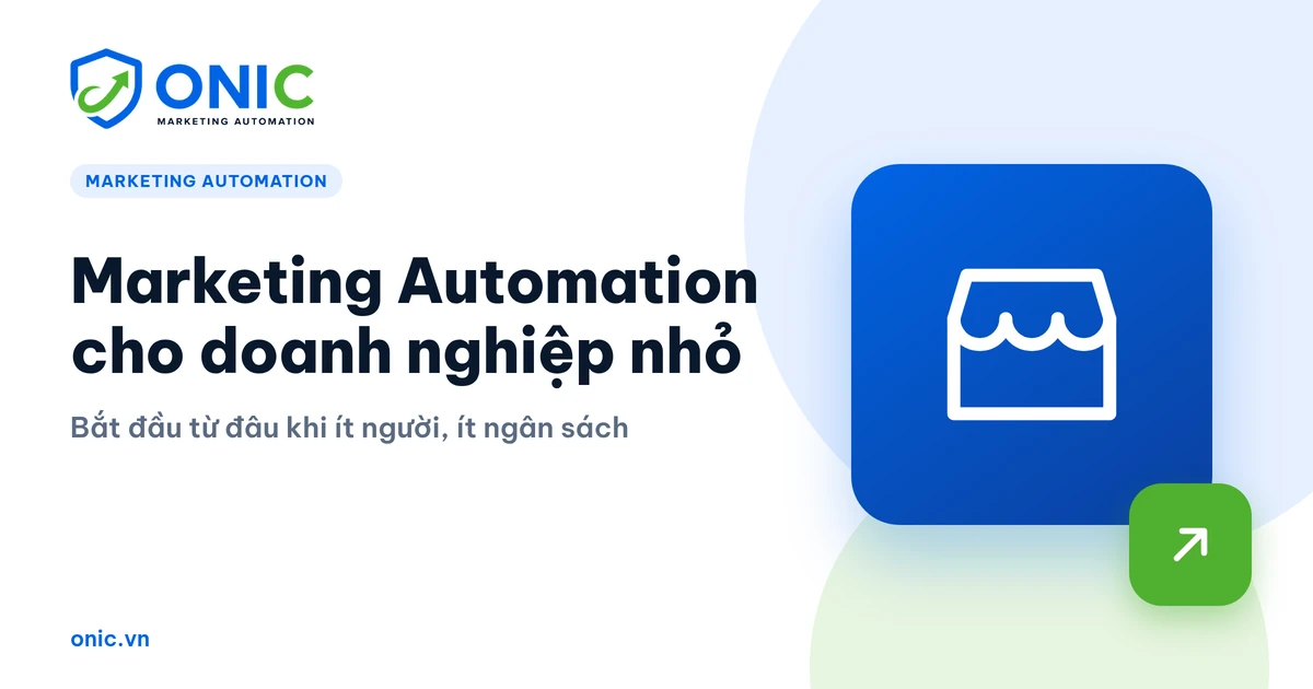 Marketing Automation cho Doanh Nghiệp Nhỏ Marketing Automation cho doanh nghiệp nhỏ — bắt đầu từ đâu khi ít người, ít ngân sách