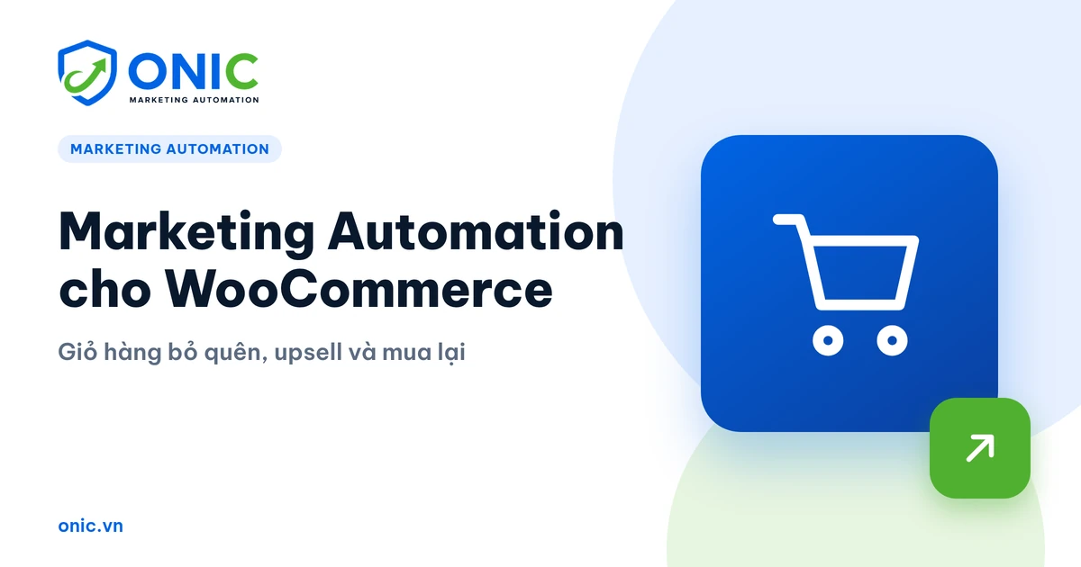 Marketing Automation cho WooCommerce Marketing Automation cho WooCommerce - Giỏ hàng bỏ quên, upsell và mua lại tự động