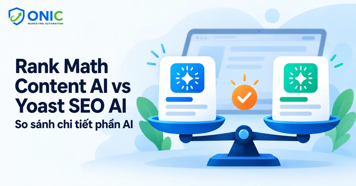 Rank Math Content AI vs Yoast SEO AI So sánh Rank Math Content AI và Yoast SEO AI, chi tiết phần AI 2026